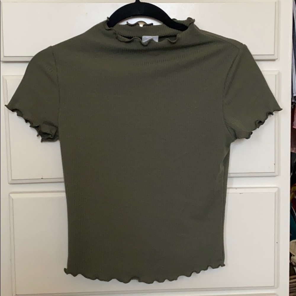 Olive Green Tight T shirt